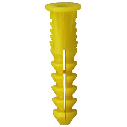 #8-#10-#12 Yellow Wing Conical Plastic Anchor