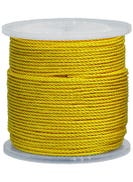1/4'' x 1000' Yellow Polypropylene Pull Rope