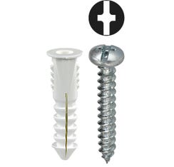 #6 White Wing Conical Anchor Kit w/ Pan Head Combo Drive Screws