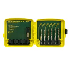 6 Pc Drill & Tap Bit Kit